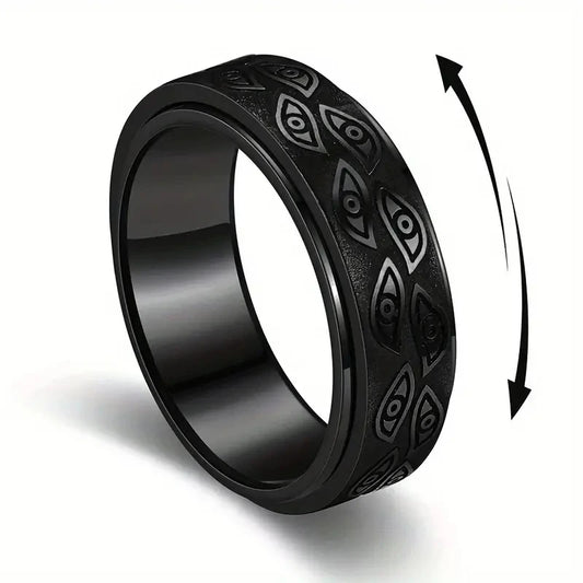 Men's Demon Eye Spinner Ring