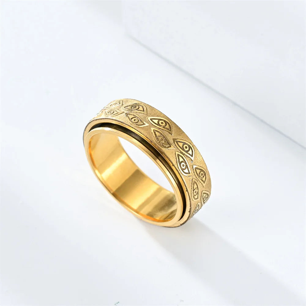 Men's Demon Eye Spinner Ring