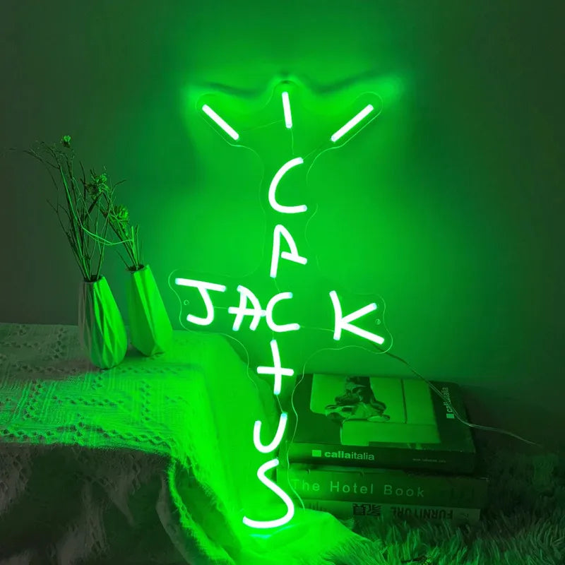 Cactus Jack Neon Light Sign