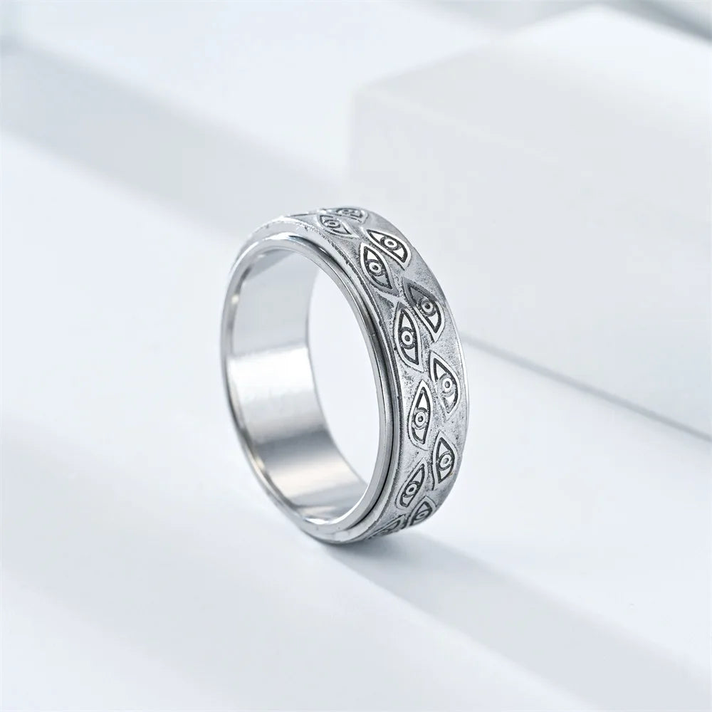 Men's Demon Eye Spinner Ring